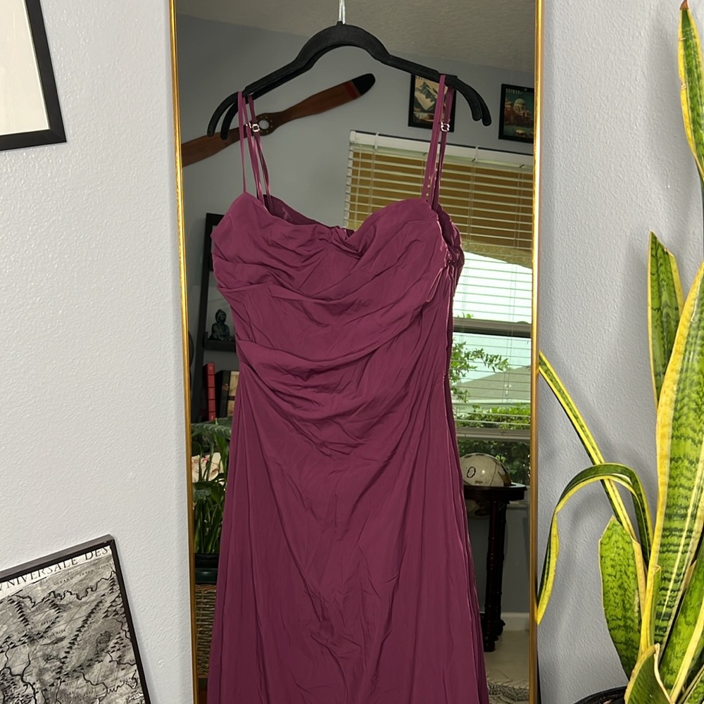 HOUSE OF CB 'Lani' Merlot Corset Maxi Dress NWOT - Picture 6 of 9